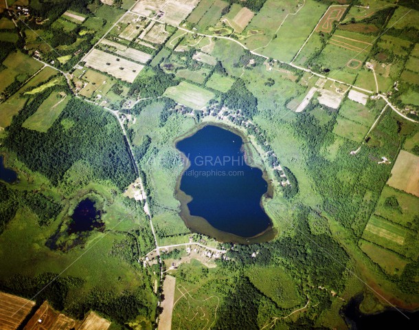 Gilkey Lake in Barry County, Michigan