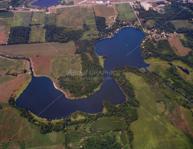 Hogback Lake in Steuben County, Michigan