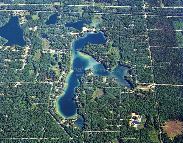 Idlewild Lake in Lake County, Michigan