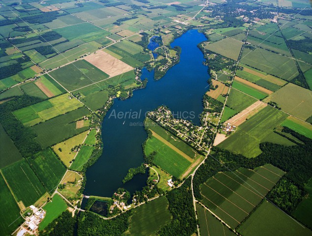 Union Lake in Branch County, Michigan