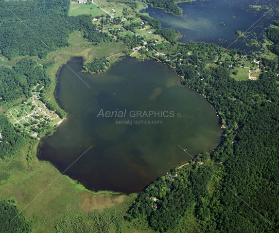 Sugarloaf Lake in Washtenaw County, Michigan