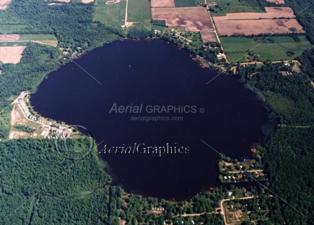Swan Lake in Allegan County, Michigan