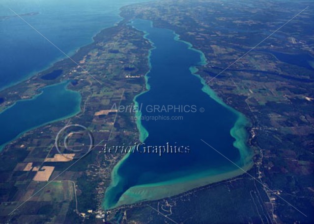 Torch Lake in Antrim County, Michigan