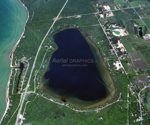 Birch Lake in Antrim County, Michigan