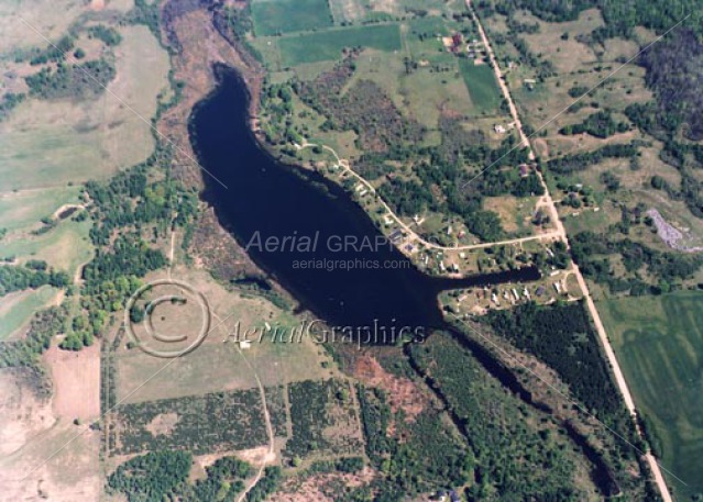 Woods Lake in Osceola County, Michigan